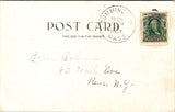 MA, Cummington - Village St with houses - 1906 postcard - E23036