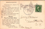 NY, Worcester - Wade, The Clothes Man advertising postcard - E23068