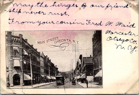 NY, ONEONTA - Main St - (original SOLD) E23078