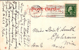 IL, CHICAGO - Lincoln Park, people on stone bridge postcard