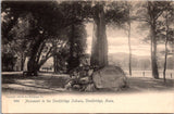 MA, Stockbridge - Stockbridge Indian monument postcard - E23108