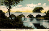 IL, JOLIET - South Chicago St Bridge @1909 postcard