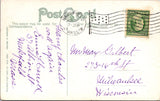MA, LYNN - High Rock Tower - 1909 Wakefield Flag killer strike postcard - E23150