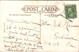 Easter - Female in ringlets with baby chicks postcard - E23171