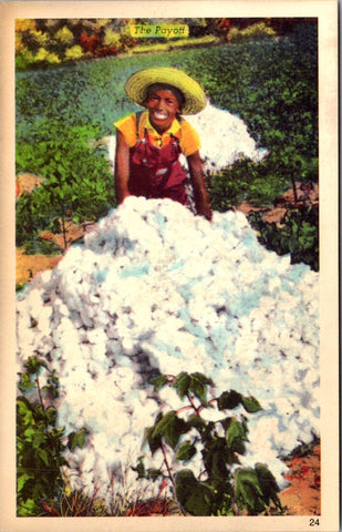 Black Americana - Vintage African American postcard  - E23177