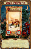 Greetings - Misc - Fantasy YOUR FORTUNE, born in January postcard - E23271