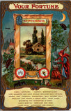 Greetings - Misc - Fantasy YOUR FORTUNE, born in September postcard - E23272