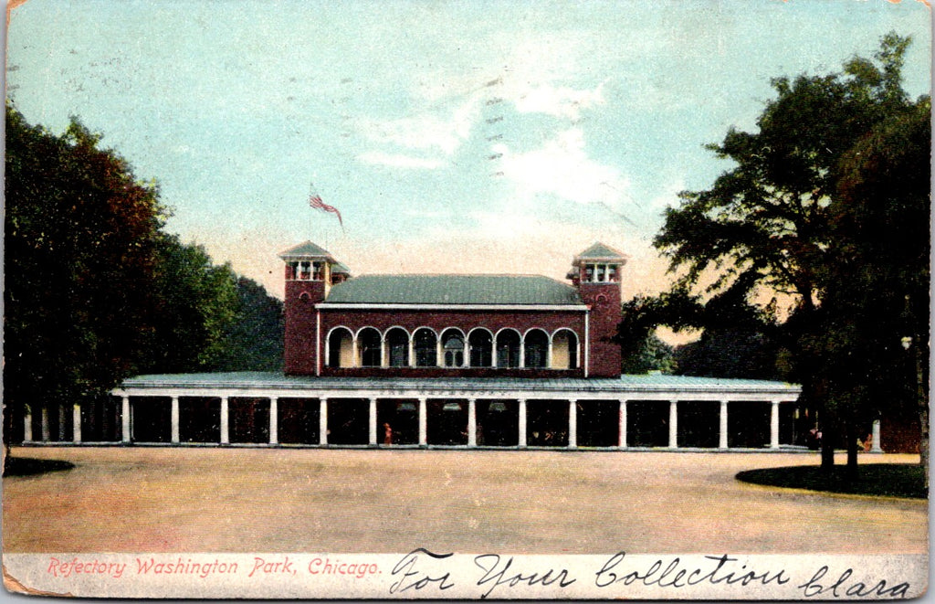 IL, CHICAGO - Washington Park Refectory postcard