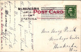 WI, Milwaukee - Washington Park Zoo, Sea Lions enclosure - 1915 postcard - E2335