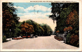 NY, BROOKLYN - Prospect Park reviewing stand, driveway postcard - E23433
