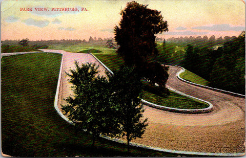 PA, Pittsburg - Park View - 1909 Kresge an Wilson postcard - E23503