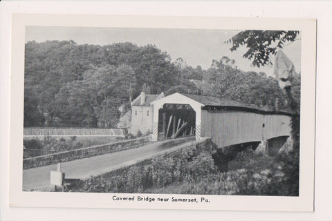 PA, Somerset - Covered Bridge (not named) postcard - E23510