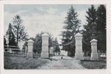 WI, Lancaster - Hillside Cemetery entrance - 1908 postcard - E23518