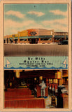 MA, FITCHBURG - Ye Olde Oyster Bar restaurant, suit of armor inside - E23546