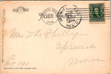 MA, ROXBURY - Stony Brook Reservation, Rustic Bridge - 1906 postcard - E23548