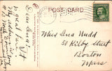 MA, AMHERST - M C A, North Dormitory, people postcard - E23553