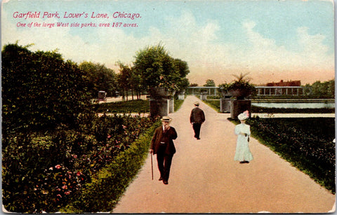 IL, Chicago Illinois - Garfield Park, Lovers Lane, 187 acres on West Side postca
