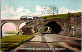 PA, PHILADELPHIA - Fairmount Park River Drive Tunnell - 1909 postcard - E23565