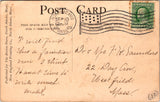 MA, ADAMS - Greylock Mountain peak, buildings in valley - 1909 postcard - E23598