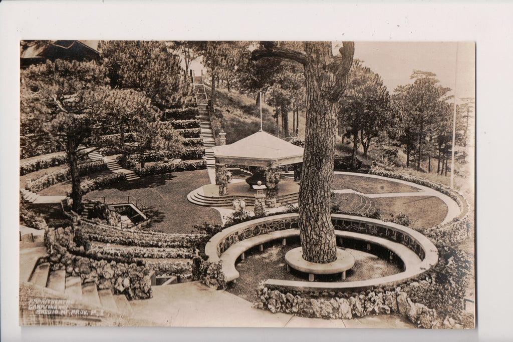 Foreign postcard - BAGUIO, Philippines (Camp John Hay) RPPC postcard - E23640