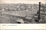 PA, HAZLETON - Bird Eye view from Duplan silk mill - 1906 postcard - EP0098