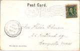 MA, NEW BEDFORD - Odd Fellows and Merchants Bank bldgs postcard - EP0145