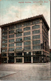 MA, BROCKTON - Anglim Building, United Shoe Machinery Co postcard - EP0150