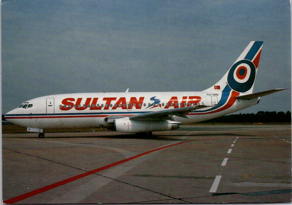 Plane postcard - SULTAN Air, Boeing B.737-248 TC-VAB - F-0039