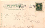 MI, Detroit - First Presbyterian Church - 1908 postcard