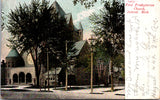 MI, DETROIT - First Presbyterian Church - 1908 postcard