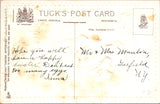 Easter - cute boy in green sailor suit holding chicks postcard - F03007