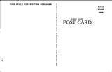 CA, Santa Maria - Post Office, old Cars, silver framed postcard - F09282
