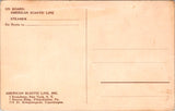 Ship Postcard - AMERICAN SCANTIC LINE - Nordic Hall int postcard - F17010