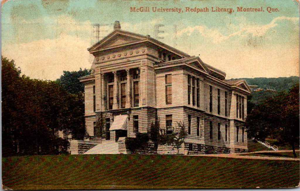Canada - MONTREAL, PQ - Redpath Library postcard - F17121