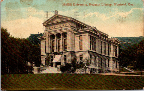 Canada - MONTREAL, PQ - Redpath Library postcard - F17121
