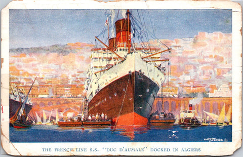 Ship Postcard - DUC D'AUMALE postcard - F17211