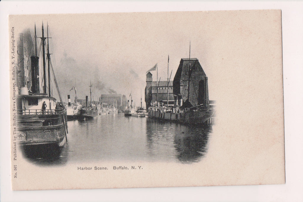 NY, BUFFALO - Harbor Scene, inc ?Wheeler building sign - F17303