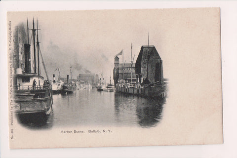 NY, BUFFALO - Harbor Scene, inc ?Wheeler building sign - F17303