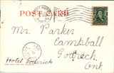 Ship Postcard - NORTH WEST, on Great Lakes closeup postcard - F17342