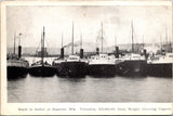 WI, Superior - boats in Harbor w/$20,000,000 valuation postcard - F17344