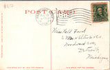 MI, SAULT STE MARIE - Weitzel Lock and city beyond - Detroit Pub postcard - F173