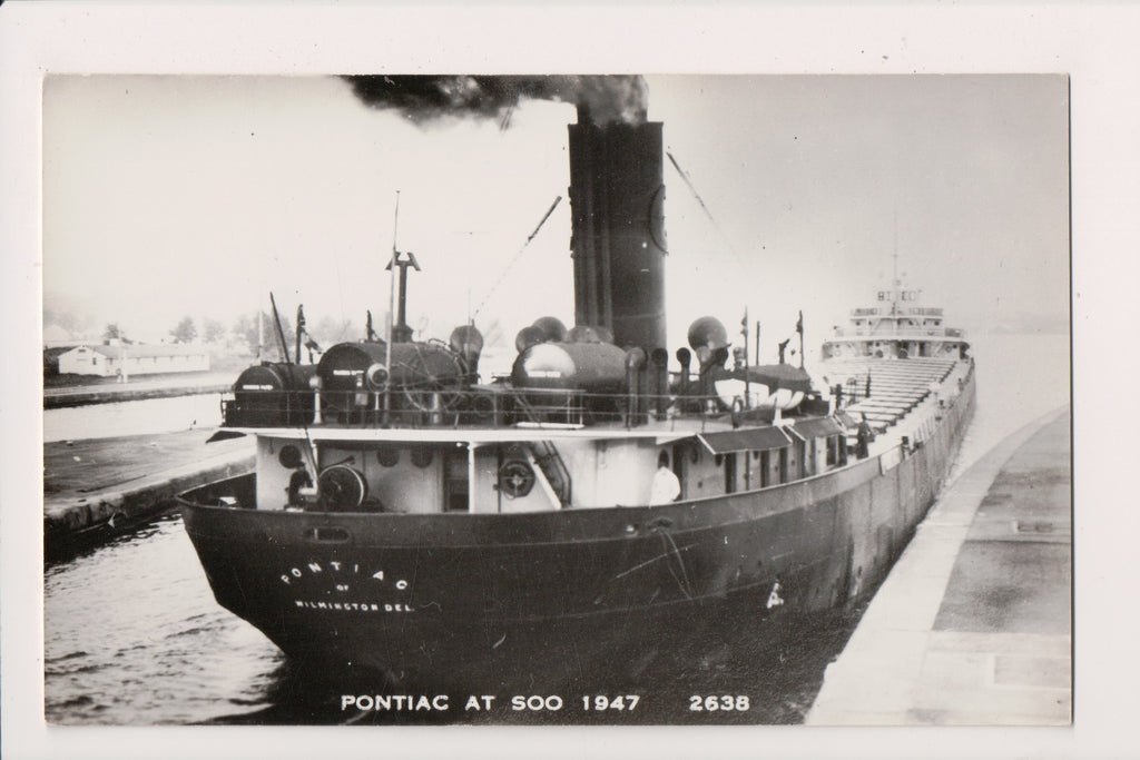 Ship Postcard - PONTIAC RPPC postcard - F17362