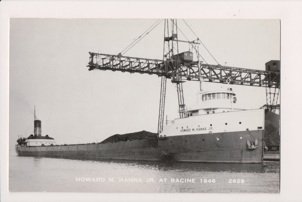 Ship Postcard - HOWARD M HANNA JR RPPC postcard - F17363