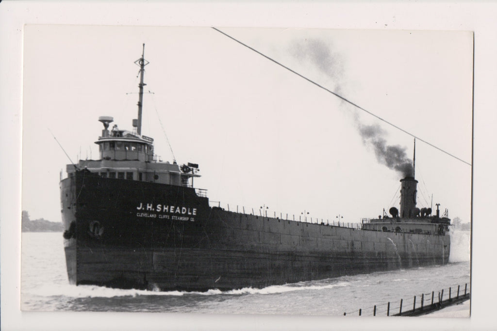 Ship Postcard - J H SHEADLE RPPC postcard - F17364