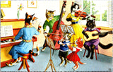 Animal - Cat or Cats postcard - Alfred Mainzer Anthropomorphic card - F23020