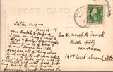 OR, DALLAS - Mill District BEV of the Yard - RPPC postcard - F23025