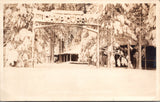 CA, Camp Curry - Yosemite National Park entrance in snow - RPPC - F23032