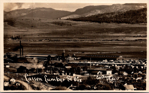 CA, SUSANVILLE - Lassen Lumber and Box - Real Photo Postcard - F23034