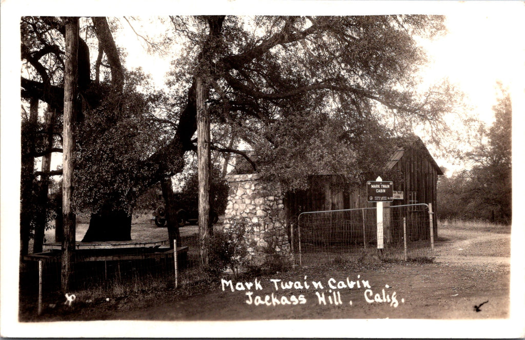 CA, Jackass Hill - Mark Twain Cabin - Historical Landmark 138 - RPPC - F23035