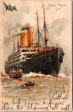 Ship Postcard - Kaiserin Auguste Victoria Ocean Liner postcard - F23068